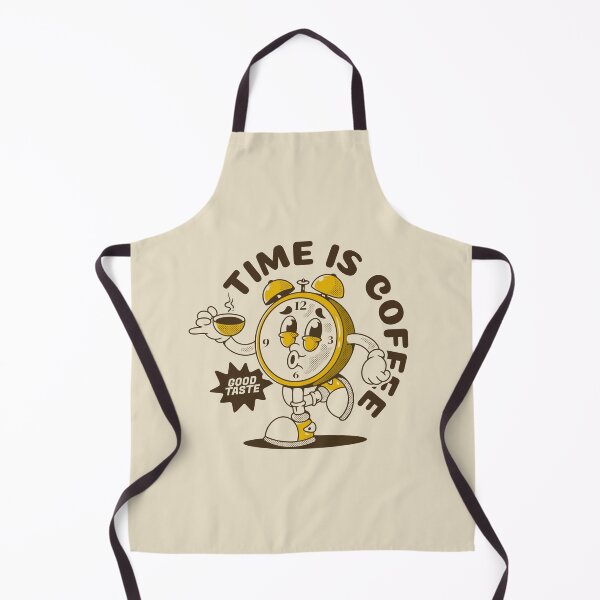 Item preview, Alarm clock character holding a coffee cup designed and sold by adipra.