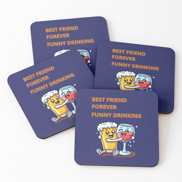 Item preview, Best Friend Forever Funny Drinking designed and sold by TrendsLook.