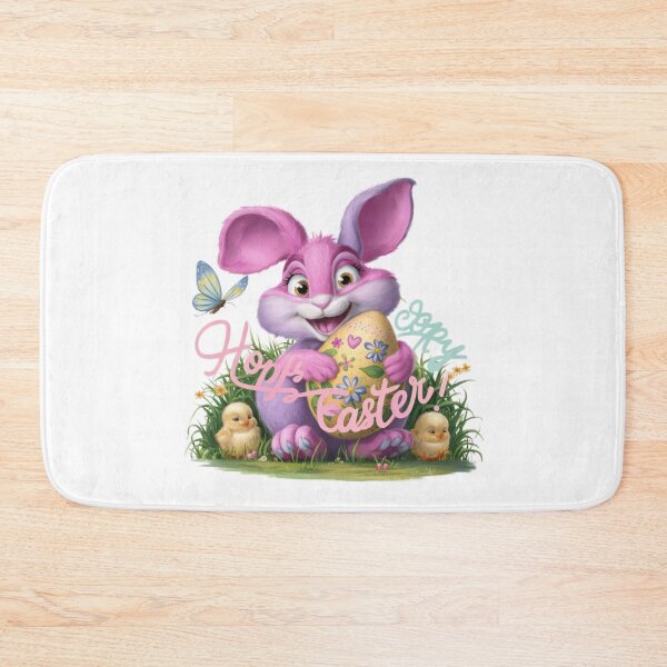 Item preview, funny easter pink bunny with Easter eggs,Happy Easter,Easter Humor,Easter Day,funny easter design designed and sold by Expressions-Sel.
