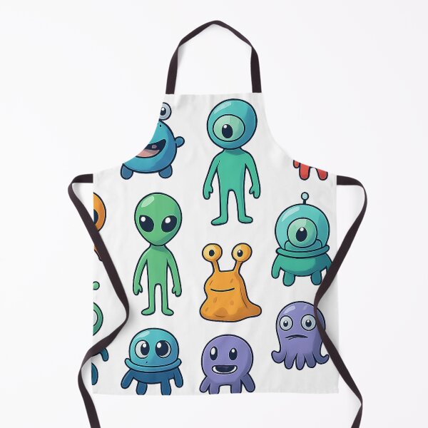 Item preview, Cute Alien Stickers | Funny Space Creatures PNG Icons for Sci-Fi Lovers designed and sold by artist-for-you.