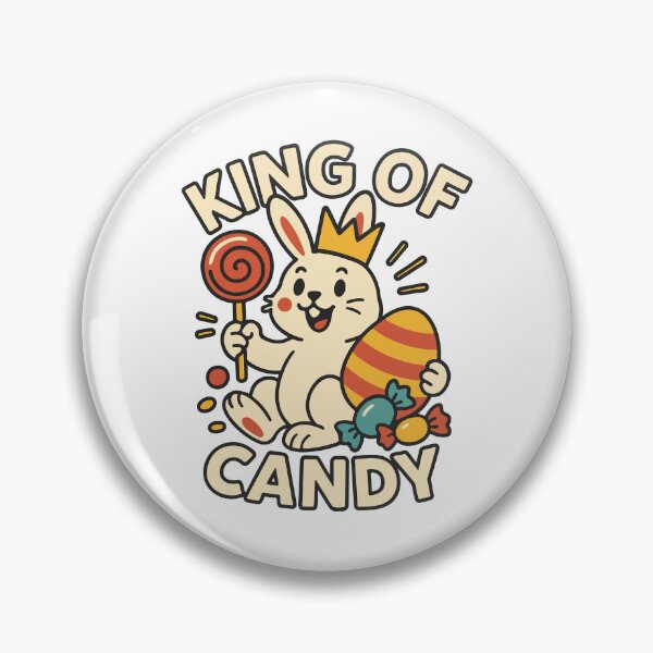 Item preview,  King of Candy | Cute Easter Bunny Classic T-Shirt designed and sold by pixelnprint111.
