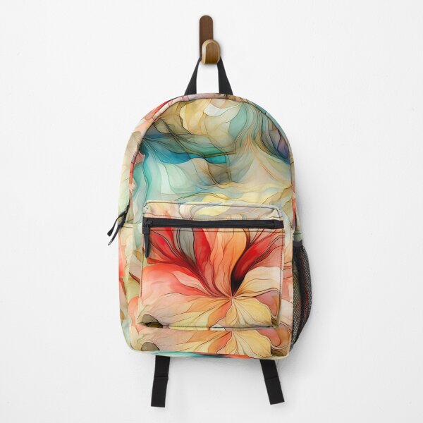Item preview, Elegant Floral Glass Effect Seamless Pattern Fire and Ice designed and sold by SylvieVibes.
