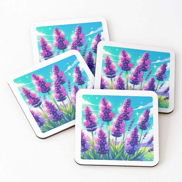 Item preview, Whimsical Lavender Flower Comic Design for Plant Lovers – Stylish AI Art for Clothing & Accessories designed and sold by knalpot-design.