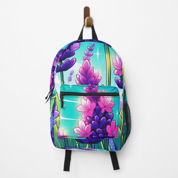 Item preview, Whimsical Lavender Flower Comic Design for Plant Lovers – Stylish AI Art for Clothing & Accessories designed and sold by knalpot-design.