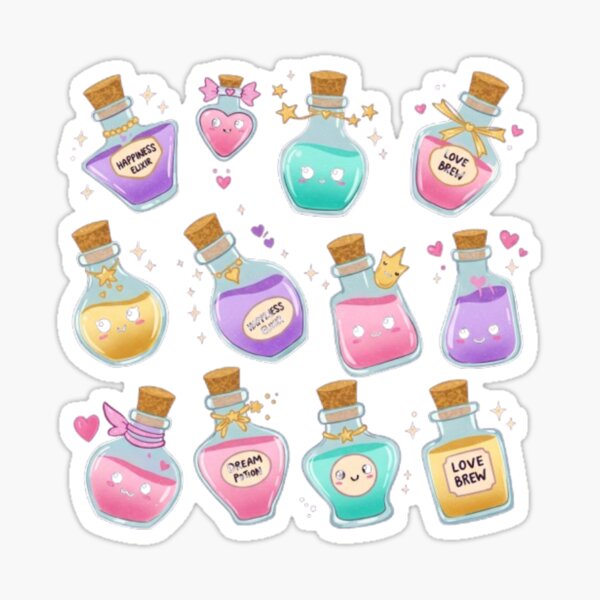 Item preview, Magical Potion Bottles designed and sold by IsabellShop.