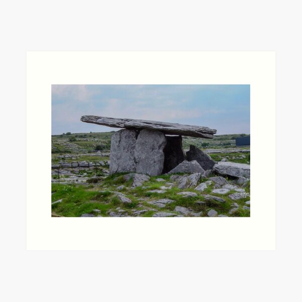 Item preview, Poulnabrone Dolmen The Burren County Clare Ireland designed and sold by ellenhenry.