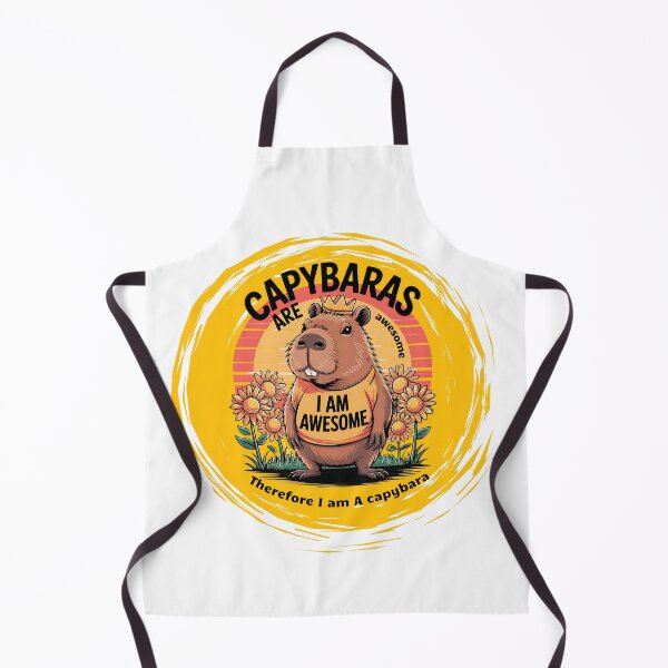 Item preview, Capybaras Are Awesome I am Awesome Therefore I am A Capybara Semi Aquatic Mammal designed and sold by SurrealArtSzysz.