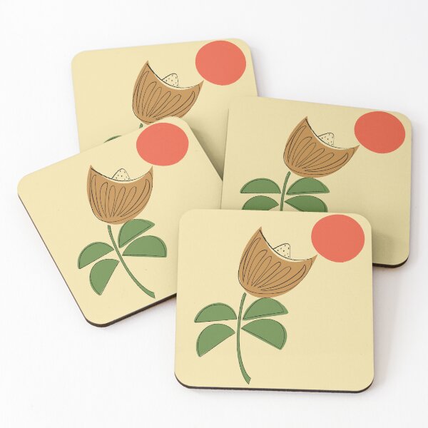 Item preview, Midcentury Abstract Flower designed and sold by Sycorax Studio.