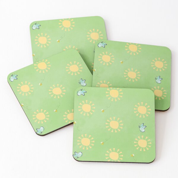 Item preview, Asymmetric Spring Wallpaper with Suns, Butterflies, and Bees designed and sold by larar2.