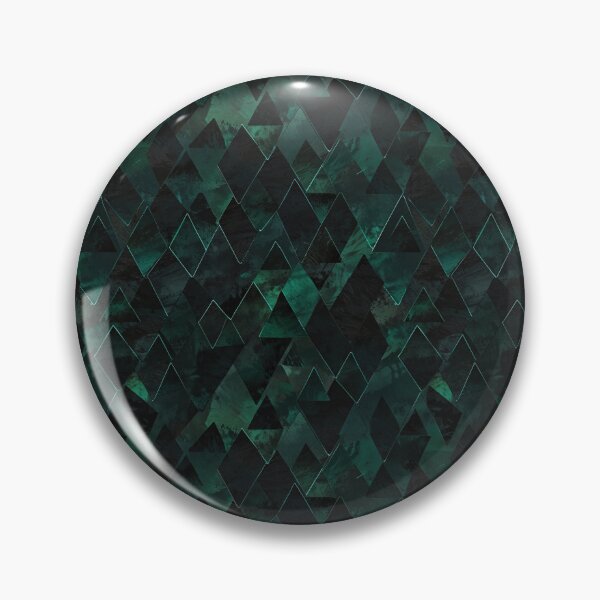 Item preview, Abstract Dark Green Tile Pattern with Geometric Shapes and Textures designed and sold by CoolPixels.