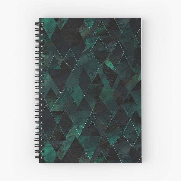 Item preview, Abstract Dark Green Tile Pattern with Geometric Shapes and Textures designed and sold by CoolPixels.