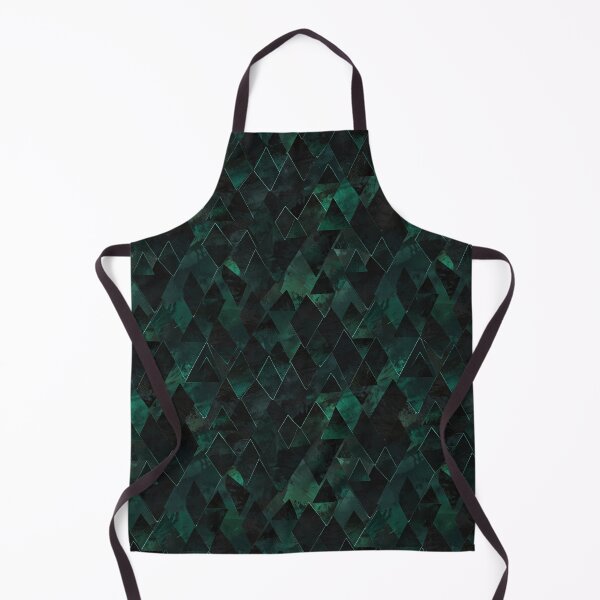 Item preview, Abstract Dark Green Tile Pattern with Geometric Shapes and Textures designed and sold by CoolPixels.