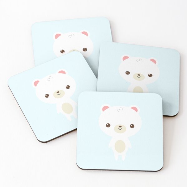 Item preview, kawaii white polar bear designed and sold by sweetb3rry.