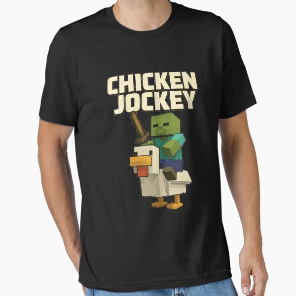 Vista previa del artículo con la obra «Juego de Minecraft Chicken Jockey», diseñado y vendido por SkeletonsDanger.