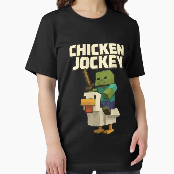 Vista previa del artículo con la obra «Juego de Minecraft Chicken Jockey», diseñado y vendido por SkeletonsDanger.