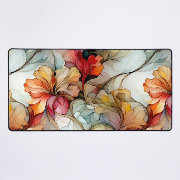 Artikel-Vorschau von Elegante florale Glaseffekt nahtlose Muster Feuer und Eis, designt und verkauft von SylvieVibes.