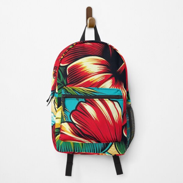 Item preview, Elegant Comic Style Hibiskus Flower Illustration – Vibrant AI Art for Clothing & Accessories, Perfect for Nature Lovers designed and sold by knalpot-design.