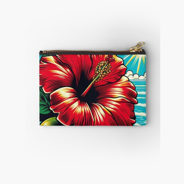 Item preview, Elegant Comic Style Hibiskus Flower Illustration – Vibrant AI Art for Clothing & Accessories, Perfect for Nature Lovers designed and sold by knalpot-design.