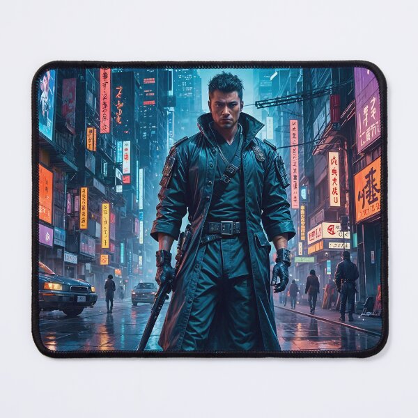 Item preview, Cyberpunk City Warrior designed and sold by Ink Art Design.