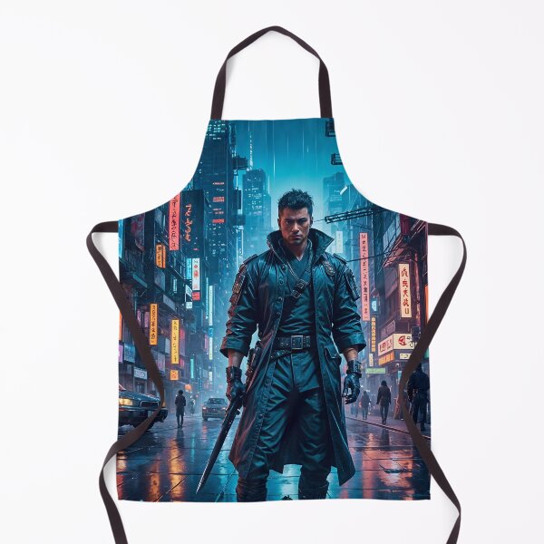 Item preview, Cyberpunk City Warrior designed and sold by Ink Art Design.