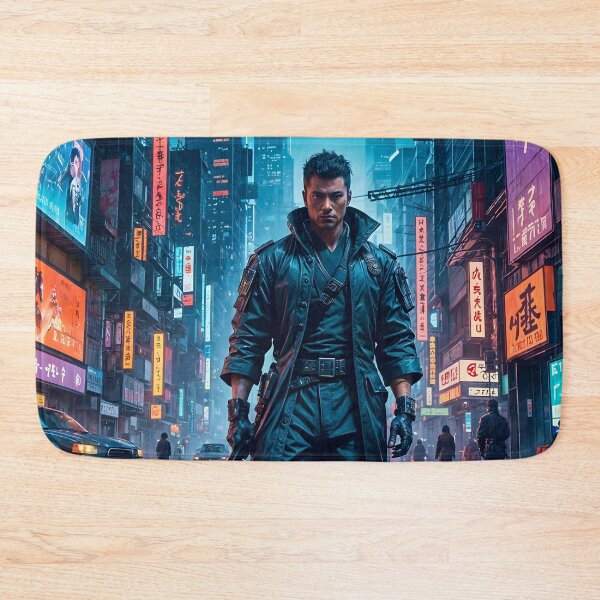 Item preview, Cyberpunk City Warrior designed and sold by Ink Art Design.
