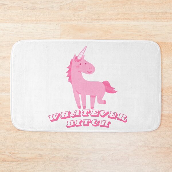Item preview, Whatever, Bitch – Cute Pink Unicorn Sass designed and sold by FarieArt.