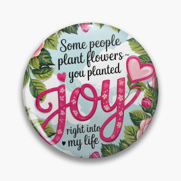 Item preview, Some People Plant Flowers Floral Friendship Gift designed and sold by Karen MacKellar Designs.