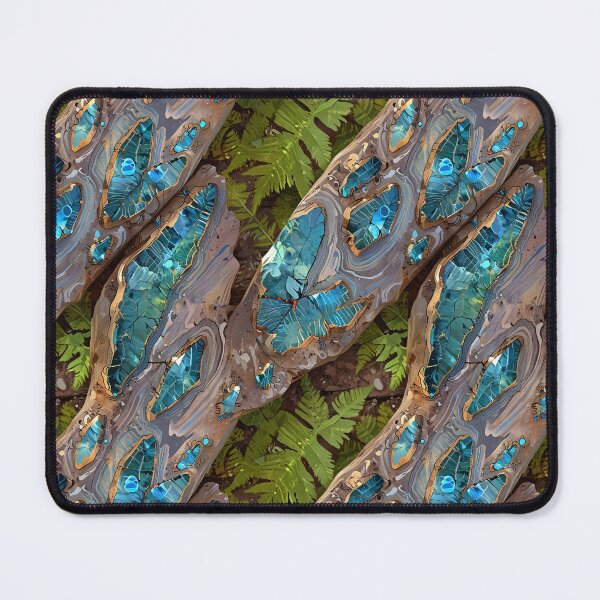 Item preview, Blue shimmering gemstones designed and sold by CoolPixels.
