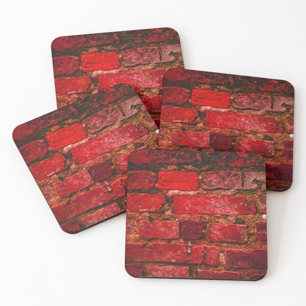 Item preview, Red Brick Wall Abstract Textures designed and sold by NickDedidis.