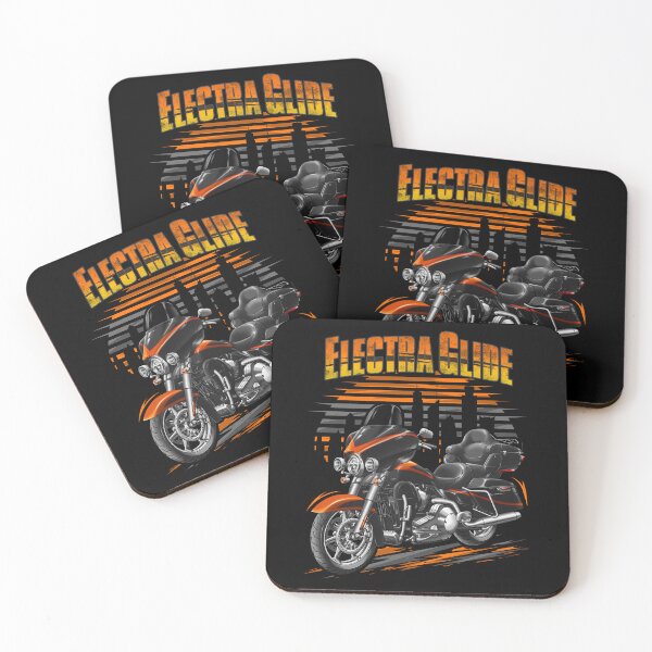 Item preview, Motorcycle Electra Glide CVO Ultra Classic FLHTCUSE 2007 (Black Ice & Electric Orange) for Motorcycle Riders designed and sold by MotoApparelHub.