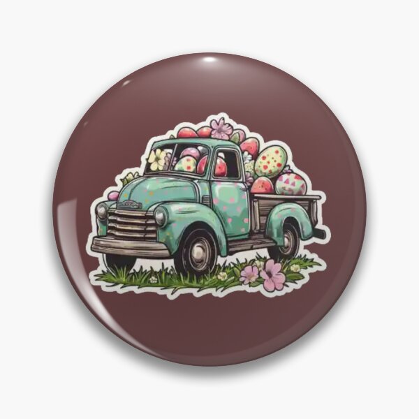 Item preview,  Vintage Easter Truck Clipart designed and sold by oana2711.