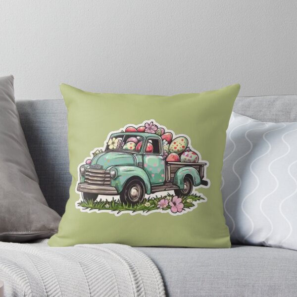 Item preview,  Vintage Easter Truck Clipart designed and sold by oana2711.