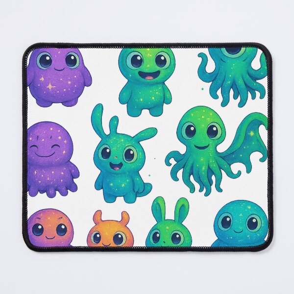 Item preview, Cute Alien Stickers | Funny Space Creatures PNG Icons for Sci-Fi Lovers designed and sold by artist-for-you.