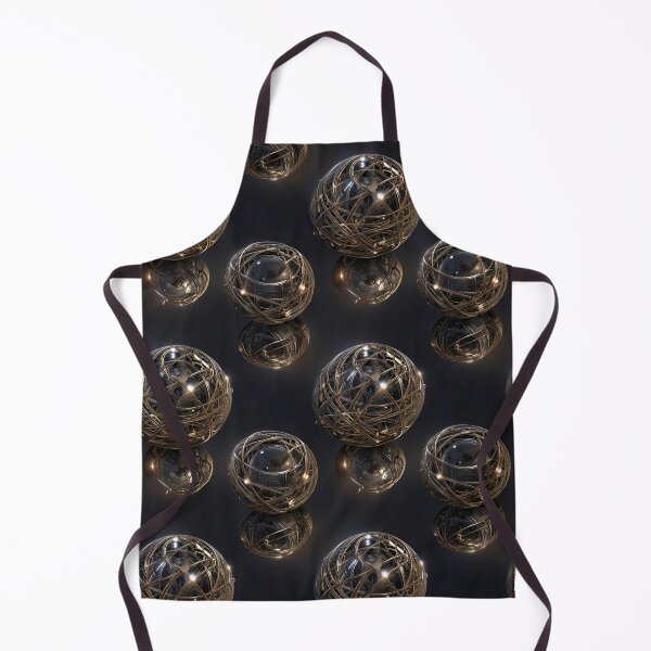 Item preview, Abstract Spheres With Metallic Structures and Reflections designed and sold by CoolPixels.