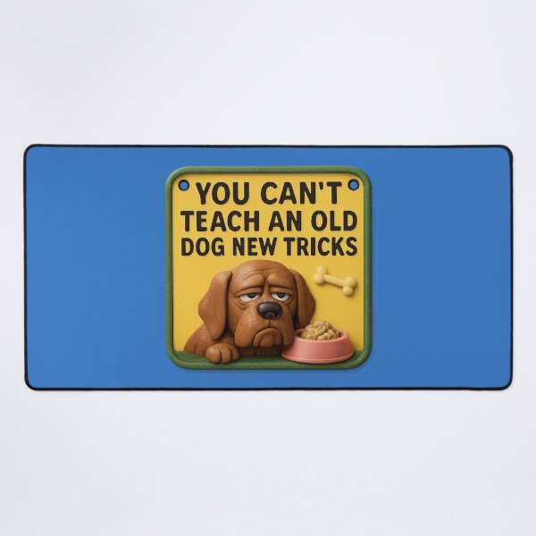 Item preview, Old dogs – A charming saying designed and sold by Girih.