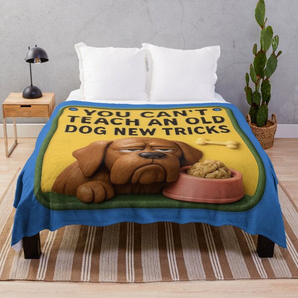 Item preview, Old dogs – A charming saying designed and sold by Girih.