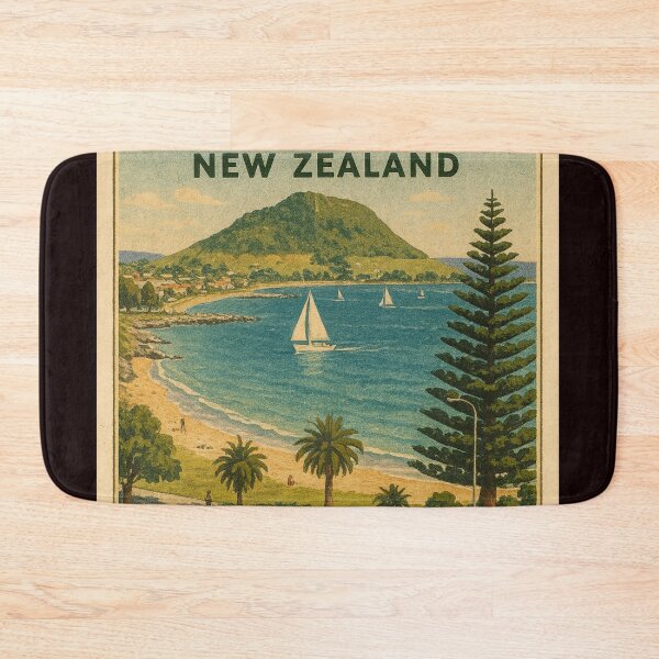 Item preview, Greetings from Tauranga New Zealand – Mount Maunganui & Bay Scene designed and sold by Places On Earth.