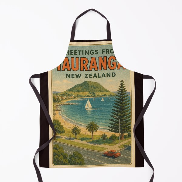 Item preview, Greetings from Tauranga New Zealand – Mount Maunganui & Bay Scene designed and sold by Places On Earth.