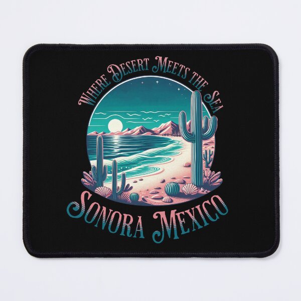 Item preview, Sonora Mexico Where Desert Meets The Sea Vintage Style designed and sold by DarekShop.