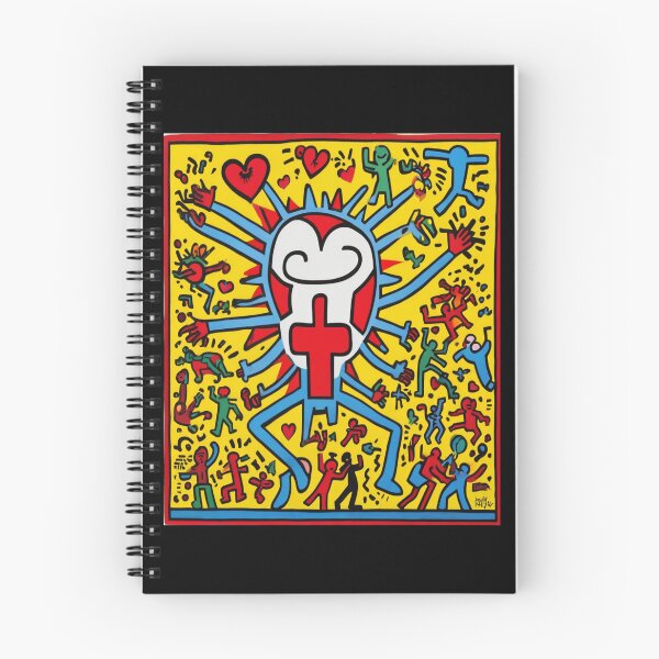 Item preview, "Vibrant Rhythm: A Pop Art Ode to Keith Haring" designed and sold by Artisticanvas.