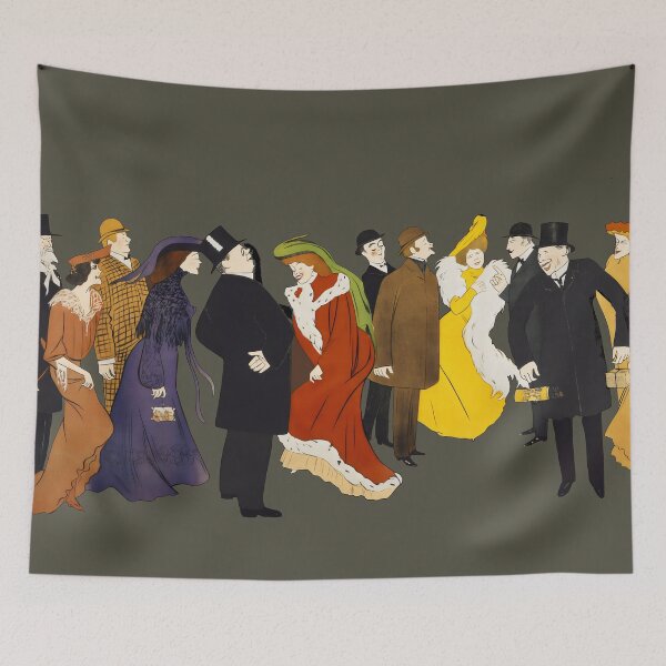 Item preview, Vintage Paris Opera. French poster. Ladies & Gentlemen. designed and sold by Shoot-The-Moon.