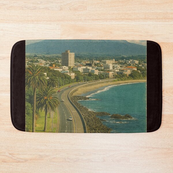 Item preview, New Plymouth New Zealand – Coastal City with Mount Taranaki designed and sold by Places On Earth.
