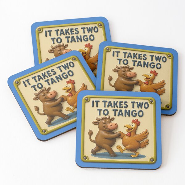 Item preview, It takes two – Dancing animals in tango style designed and sold by Girih.