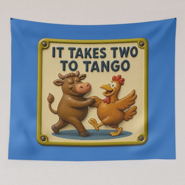 Item preview, It takes two – Dancing animals in tango style designed and sold by Girih.