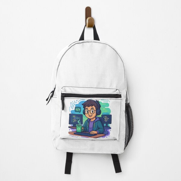 Item preview, Funny Programmer Life – Colorful Coding Cartoon Design for Developers designed and sold by Luminers.