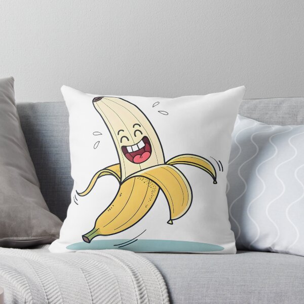 Artikelvorschau, Lachende Banane – Lustiges Cartoon-Frucht-Charakter-Design entworfen und verkauft von GraphicBirds.