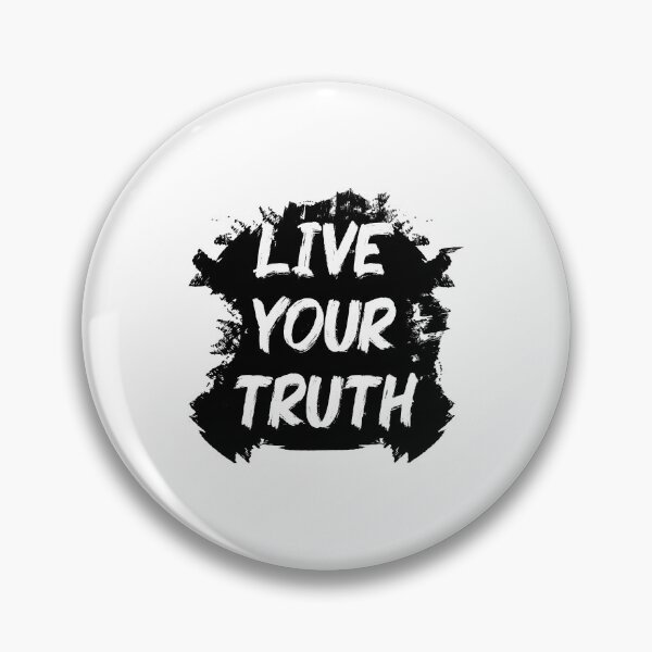 Item preview, Live Your Truth - Inspirational Quote Graphic for Authentic LivingN designed and sold by AtonuHaque.
