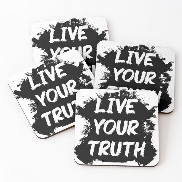 Item preview, Live Your Truth - Inspirational Quote Graphic for Authentic LivingN designed and sold by AtonuHaque.