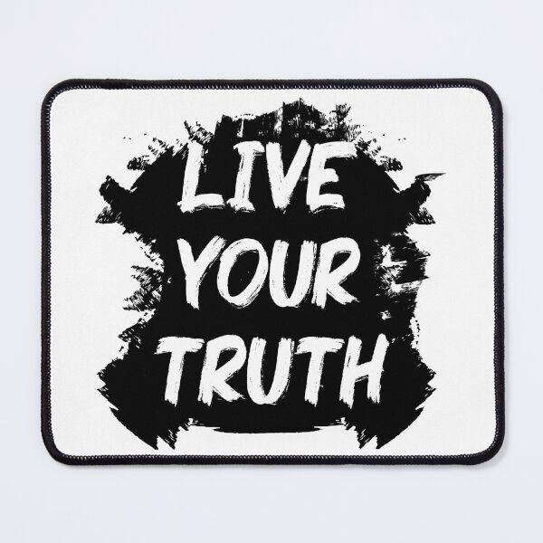 Item preview, Live Your Truth - Inspirational Quote Graphic for Authentic LivingN designed and sold by AtonuHaque.