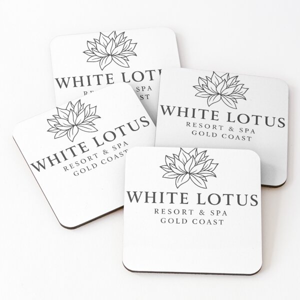 Item preview, White Lotus Resort And Spa Australia Gold Coast Logo designed and sold by Places On Earth.